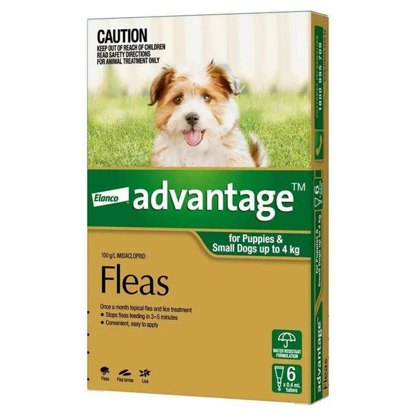 Advantage for Small Dogs up to 4kg Green