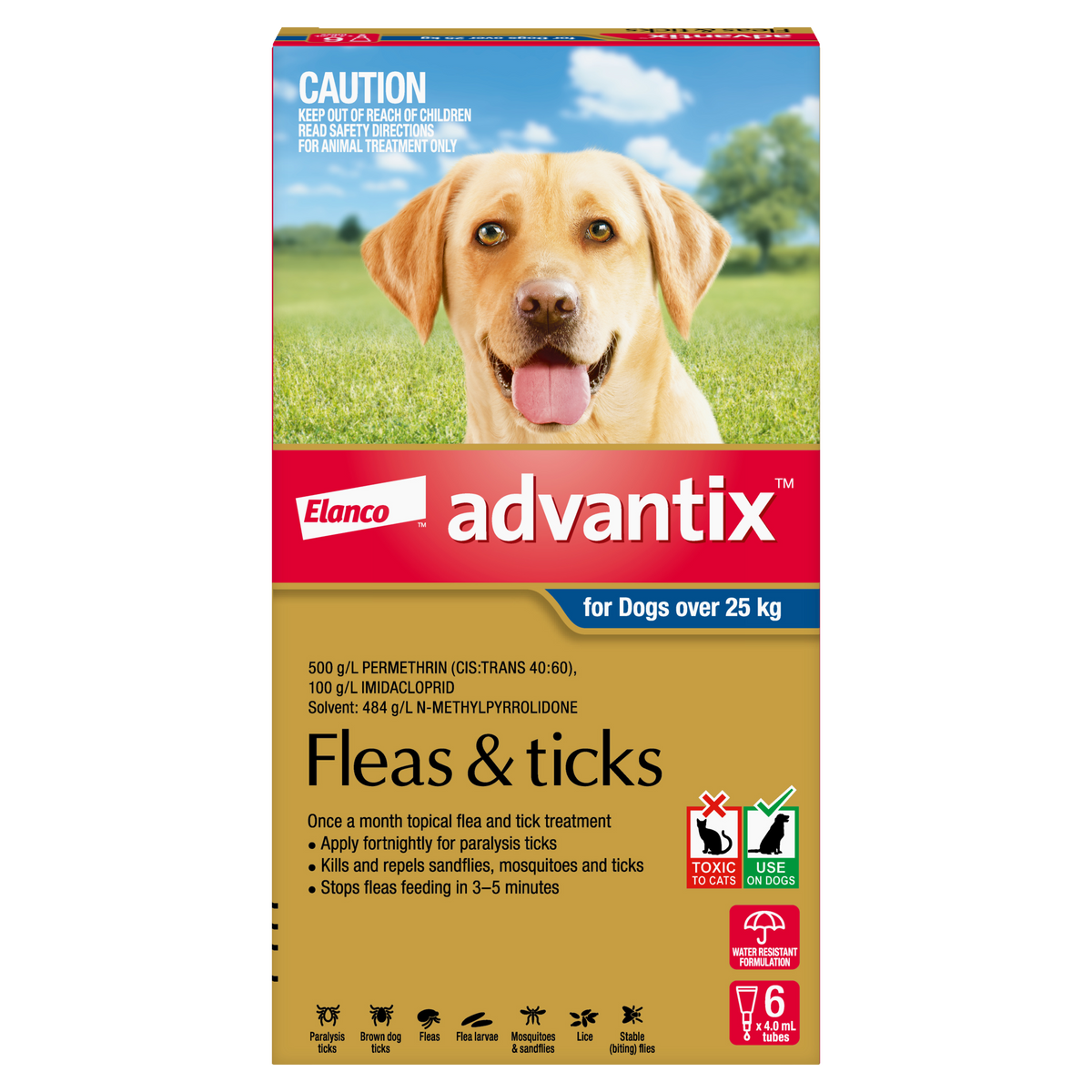 Advantix for Extra Large Dogs over 25kg Blue