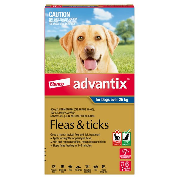 Advantix for Extra Large Dogs over 25kg Blue