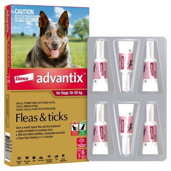 Advantix for Large Dogs 10–25kg Red