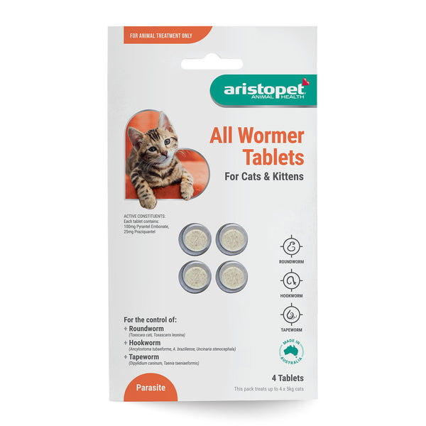 Aristopet All Wormer tablets for cats and kittens