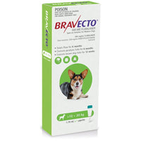 Bravecto Spot-On for Medium Dogs 10-20kg Green - 1 Pack