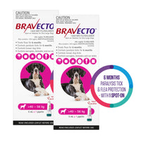 Bravecto Spot-On for X-Large Dogs 40-56kg Pink - 2 Pack