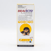Bravecto Spot-On for X-Small Dogs 2-4.5kg Yellow - 1 Pack
