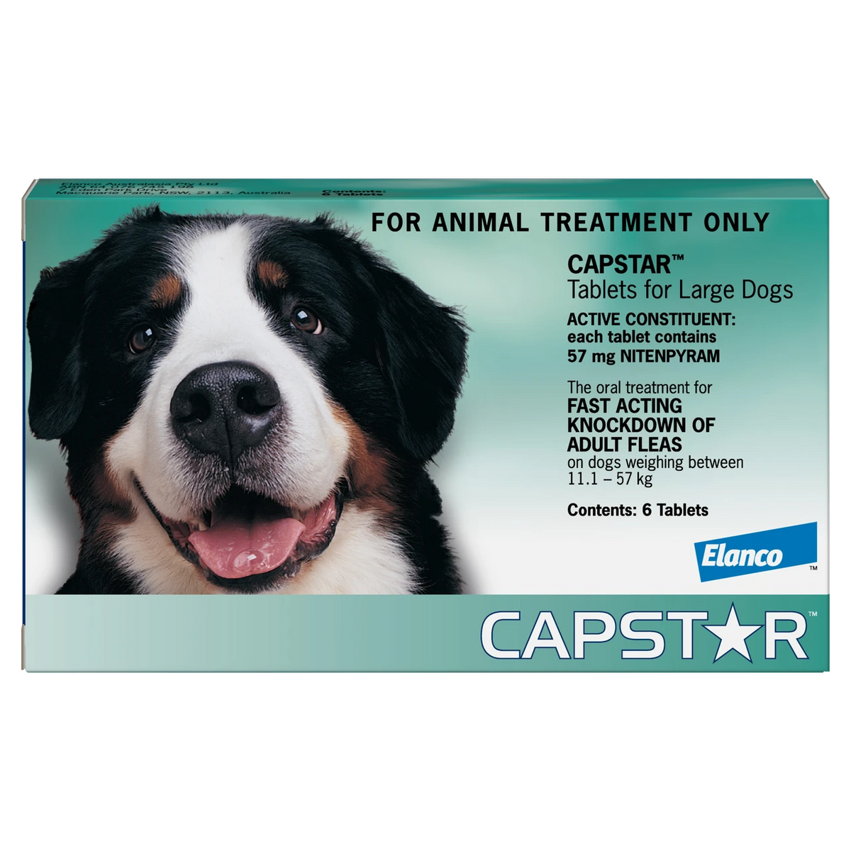 Capstar for Large Dogs over 11kg Green