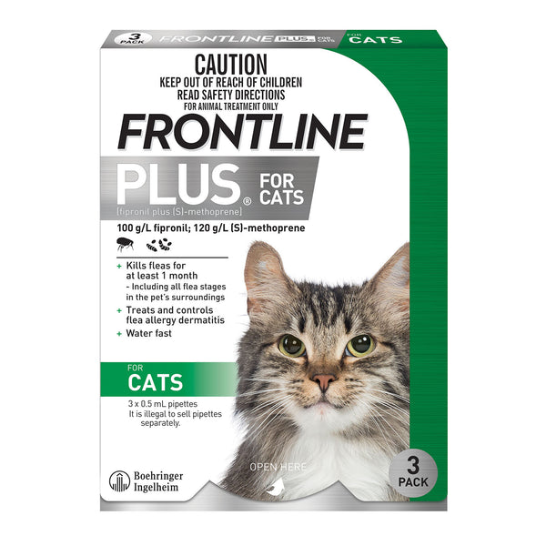 Frontline Plus for cats green