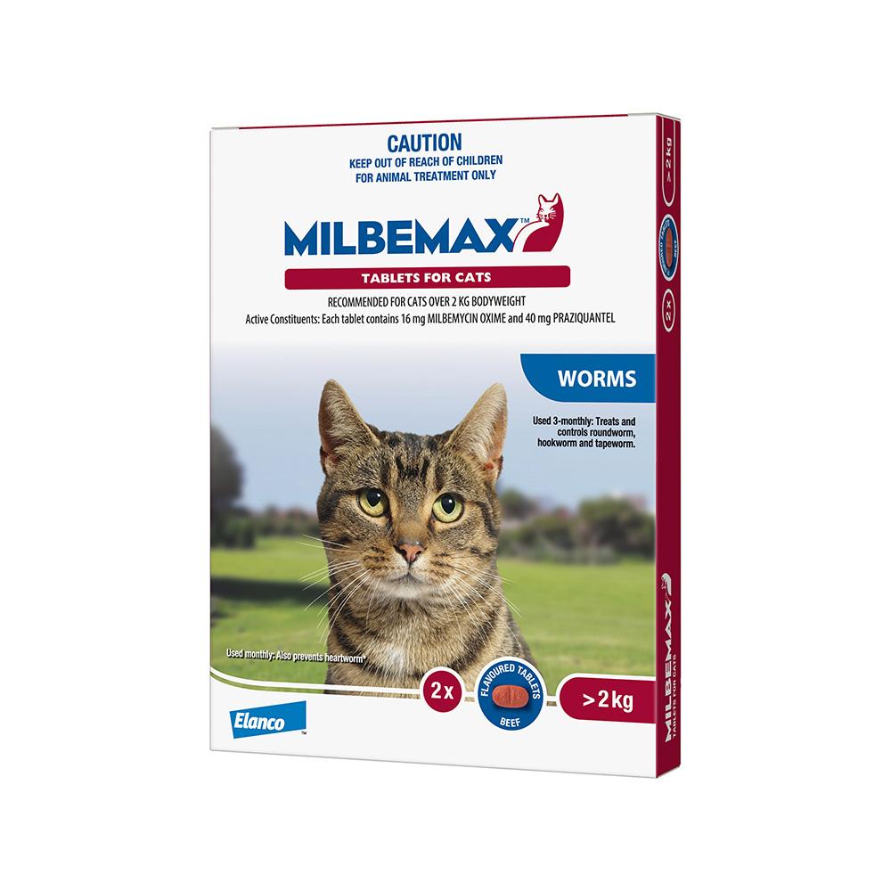 Milbemax Allwormer for cats 2-8kg
