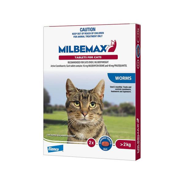 Milbemax Allwormer for cats 2-8kg