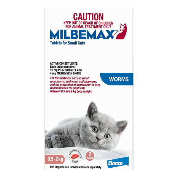Milbemax Allwormer for small cats and kittens 0.5-2kg