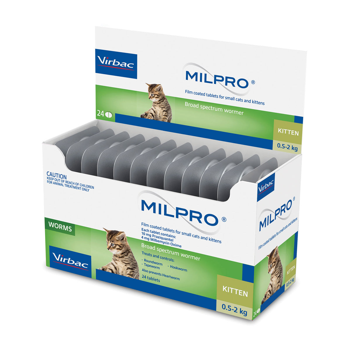 Milpro Allwormer for small cats and kittens 0.5-2kg