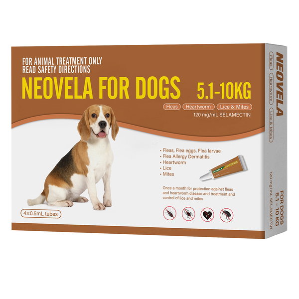 Neovela for Dogs 5.1–10kg Brown
