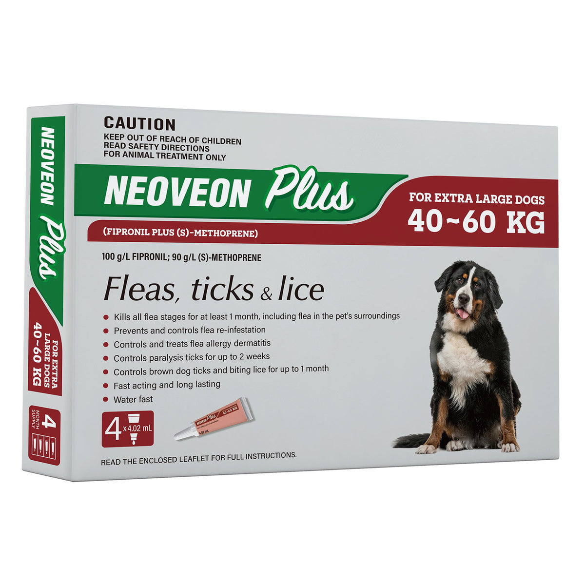 Neoveon Plus for Extra Large Dogs 40–60kg Red
