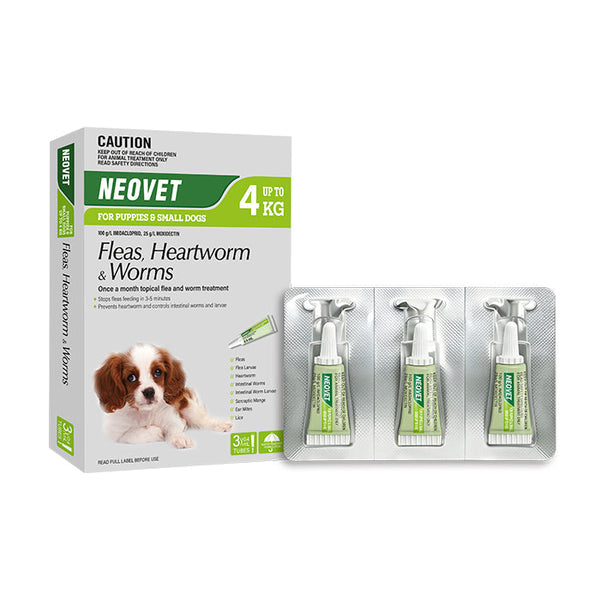 Neovet for Puppies and Small Dogs up to 4kg Green