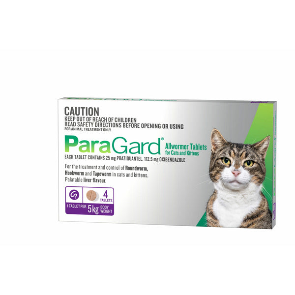 ParaGard Allwormer for cats and kittens up to 5kg purple